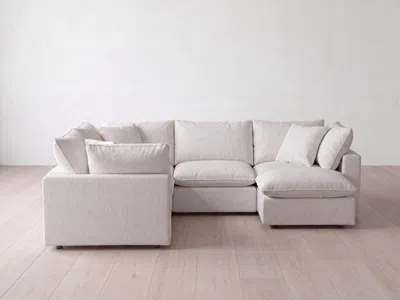 Albany Park Kova Pillow Modular 5-piece L-sectional + Ottoman In Neutral