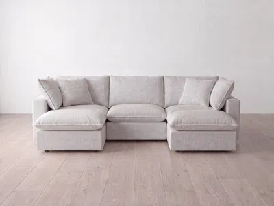 Albany Park Kova Pillow Modular 5-piece U-sectional In Gray