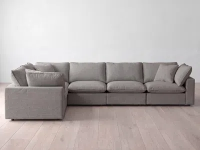 Albany Park Kova Pillow Modular 6-piece L-sectional In Gray
