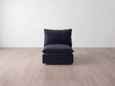 Albany Park Kova Pillow Modular Armless Chair In Blue