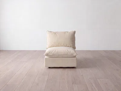 Albany Park Kova Pillow Modular Armless Chair In White