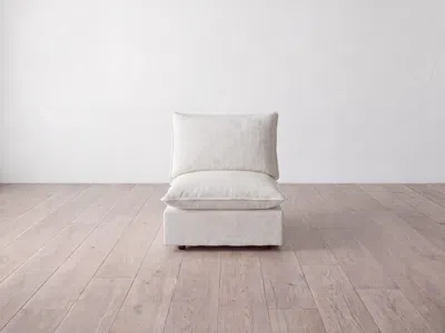 Albany Park Kova Pillow Modular Armless Chair In White