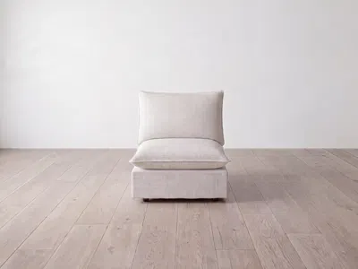 Albany Park Kova Pillow Modular Armless Chair In White