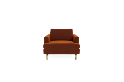 Albany Park Lido Armchair In Brown