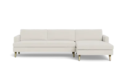 Albany Park Lido Chaise Sectional In White