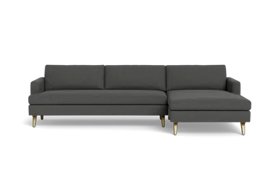 Albany Park Lido Chaise Sectional In Gray