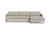 Albany Park Lido Chaise Sectional In Neutral