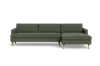 Albany Park Lido Chaise Sectional In Green