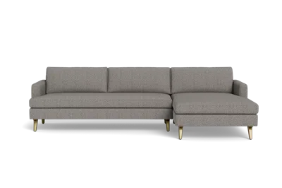Albany Park Lido Chaise Sectional In Gray