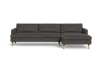 Albany Park Lido Chaise Sectional In Gray