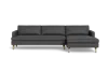 Albany Park Lido Chaise Sectional In Gray