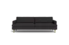 Albany Park Lido Sofa 86" In Black