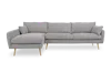 Albany Park Park Sectional Sofa In Gray