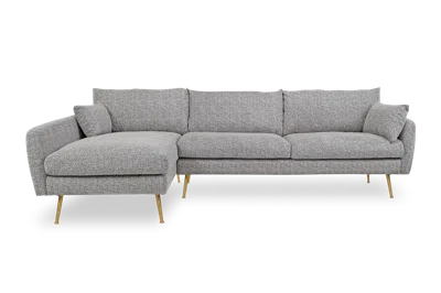 Albany Park Park Sectional Sofa In Gray