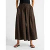 Albaray Gingham Culottes In Brown