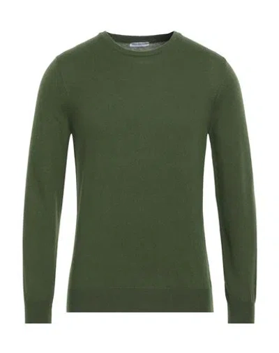 Albas Man Sweater Military Green Size 36 Wool
