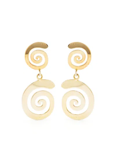 Albert Coll Fortuna Gold-plated Drop Earrings