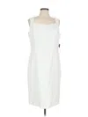 Albert Nipon Casual Dress In White