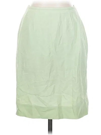 Pre-owned Albert Nipon Casual Skirt In Green