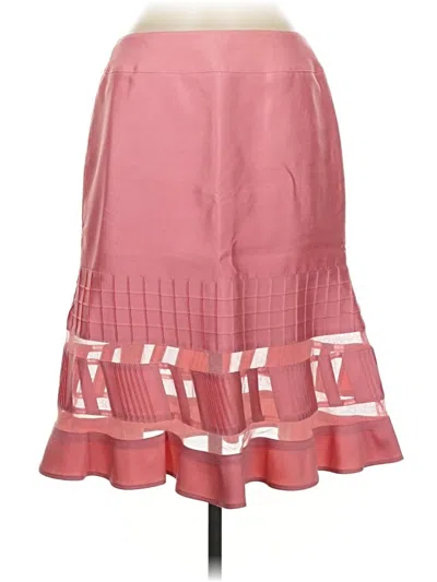 Pre-owned Albert Nipon Casual Skirt In Pink