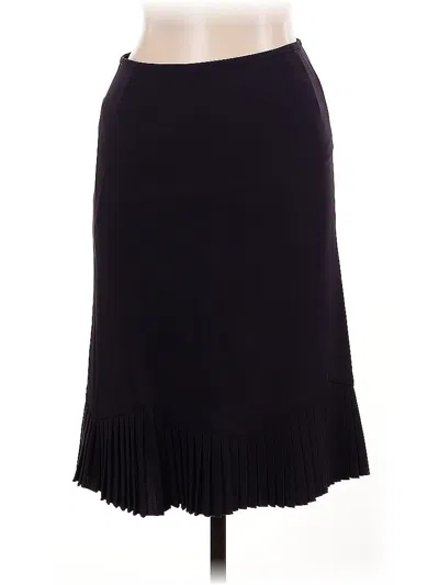 Pre-owned Albert Nipon Formal Skirt In Black