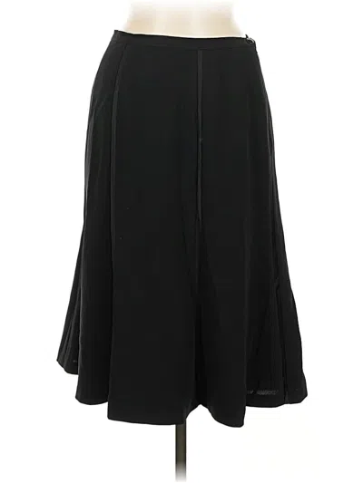 Pre-owned Albert Nipon Formal Skirt In Black