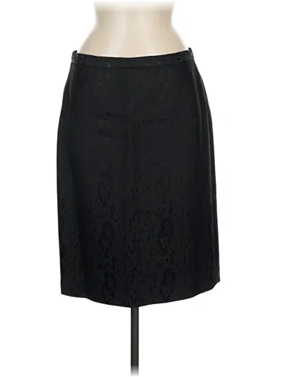 Pre-owned Albert Nipon Formal Skirt In Black