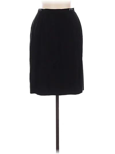 Pre-owned Albert Nipon Formal Skirt In Black