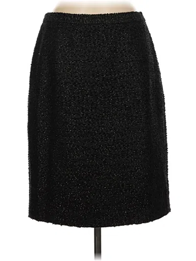 Pre-owned Albert Nipon Formal Skirt In Black