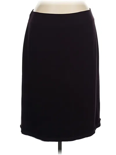 Pre-owned Albert Nipon Formal Skirt In Black