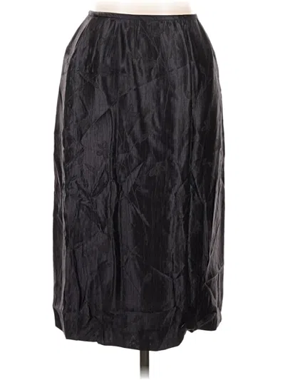 Pre-owned Albert Nipon Formal Skirt In Black