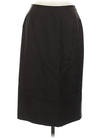 Pre-owned Albert Nipon Formal Skirt In Black