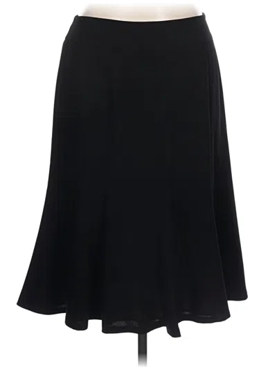 Pre-owned Albert Nipon Formal Skirt In Black