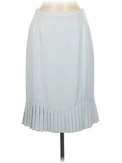 Pre-owned Albert Nipon Formal Skirt In Gray