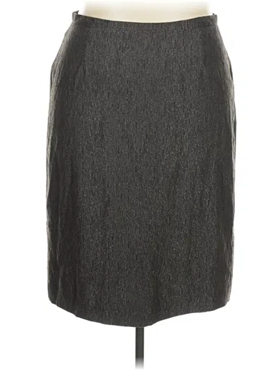 Pre-owned Albert Nipon Formal Skirt In Gray