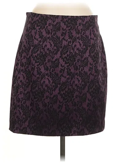 Pre-owned Albert Nipon Formal Skirt In Purple