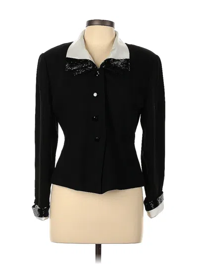 Pre-owned Albert Nipon Jacket In Black