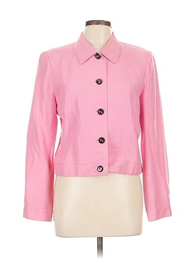 Pre-owned Albert Nipon Jacket In Pink