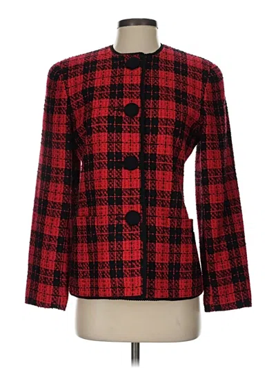 Pre-owned Albert Nipon Jacket In Red