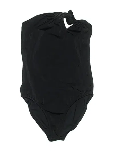 Pre-owned Albert Nipon Swimsuit Bottoms In Black