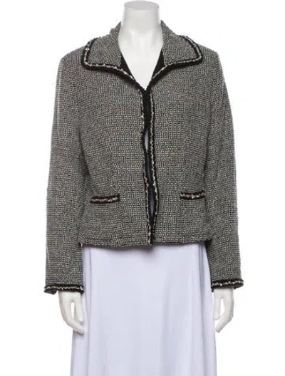 Pre-owned Albert Nipon Vintage 1990's Evening Jacket In Black