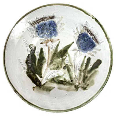 Pre-owned Albert Thiry Decorative Ceramic Bowl, , Vallauris C. 1960 In Gray