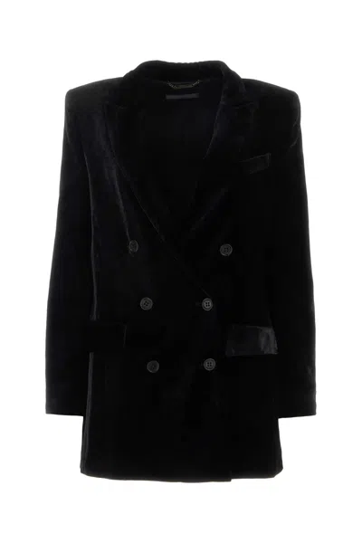 Alberta Ferretti Alberta Ferreti Black Velvet Blazer
