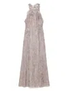 Alberta Ferretti Alberta Ferreti Macrame Foliage Long Dress