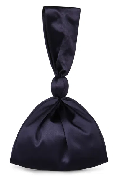 Alberta Ferretti Alberta Ferreti Satin Handbag In Blue