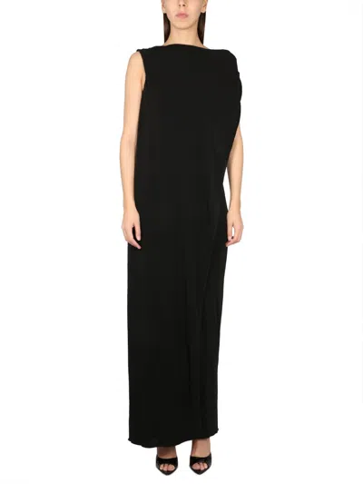 Alberta Ferretti Alberta Ferreti Sustainable Organzine Dress In Black
