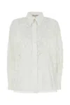 Alberta Ferretti Alberta Ferreti White Poplin Shirt In White