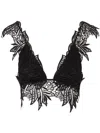 Alberta Ferretti Floral-embroidered Top