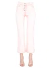 Alberta Ferretti Acid-wash Bootcut Jeans