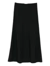 Alberta Ferretti A-line Skirt In Black